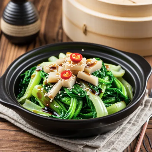 Stir-fried Simmered Napa Cabbage and Konjac