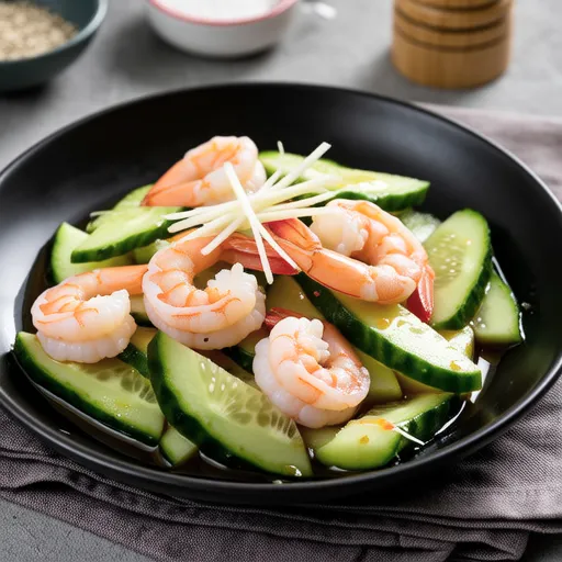 Shrimp and Cucumber Salt Stir-fry