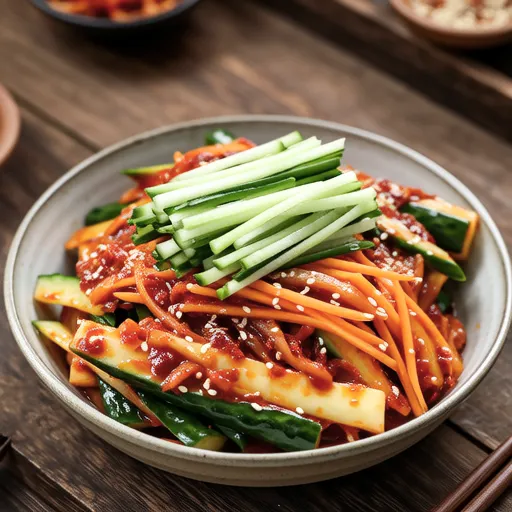 Cucumber Chive Salad (Oi Buchu Muchim)
