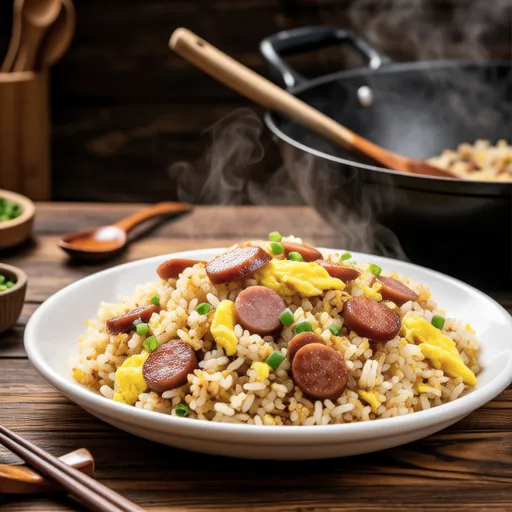 Sausage and Egg Fried Rice for Kids