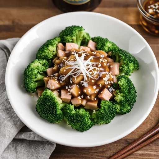 Broccoli with Sesame Miso Dressing