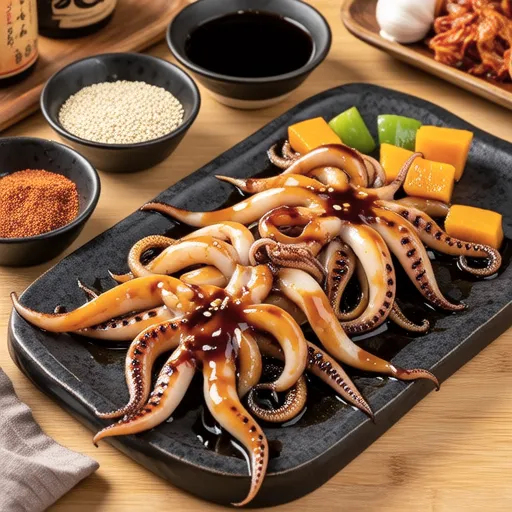 Korean-style Grilled Squid