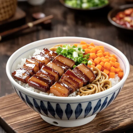 Pork Belly and Vermicelli Rice Bowl