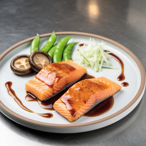Salmon Teriyaki with Butter Sauce