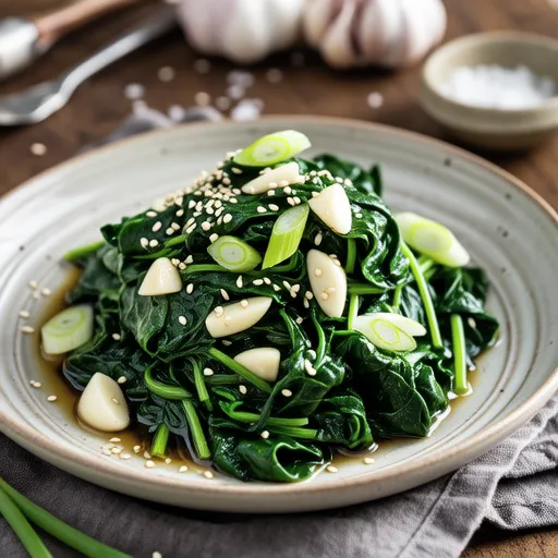 Savory Spinach Doenjang Salad
