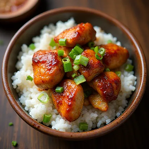 Donburi de Frango Teriyaki