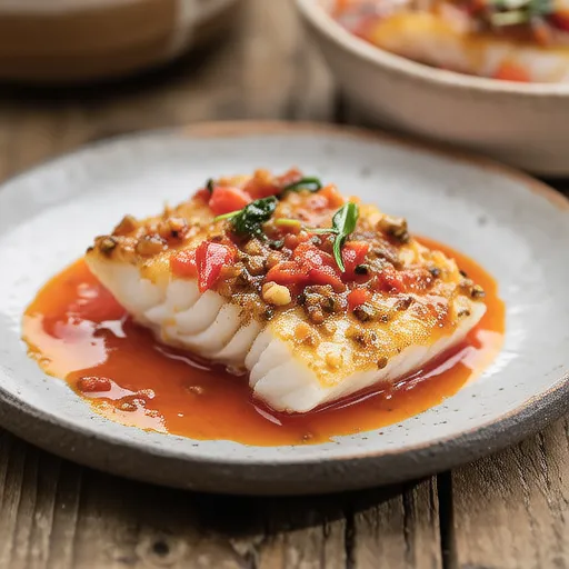 Italian Garlic Sautéed Yellowtail
