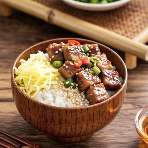 Spam Mayo Rice Bowl