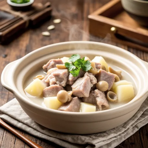 Pork and Sweet Potato Cream Stew