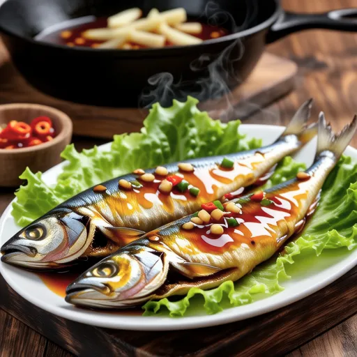 Pan-fried Sardines with Aromatic Sauce
