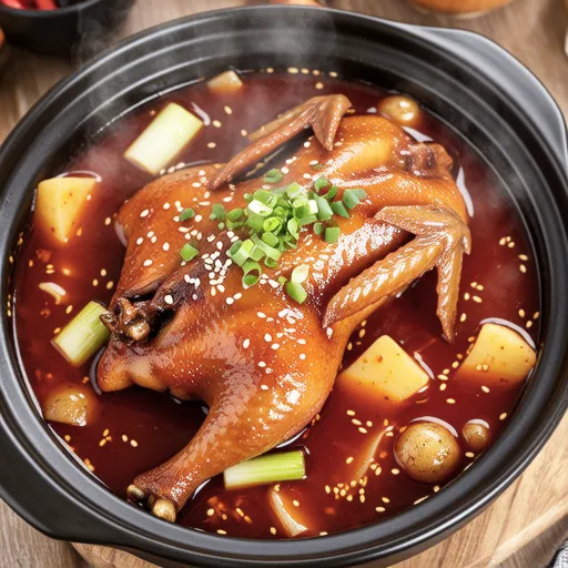 Dakbokkeumtang (Spicy Braised Chicken)
