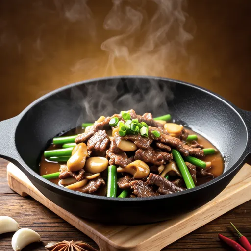 Green Beans and Beef Stir-fry with Oyster Sauce