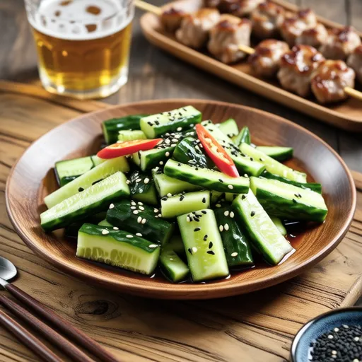 Cucumber Salad (Perfect Beer Snack)