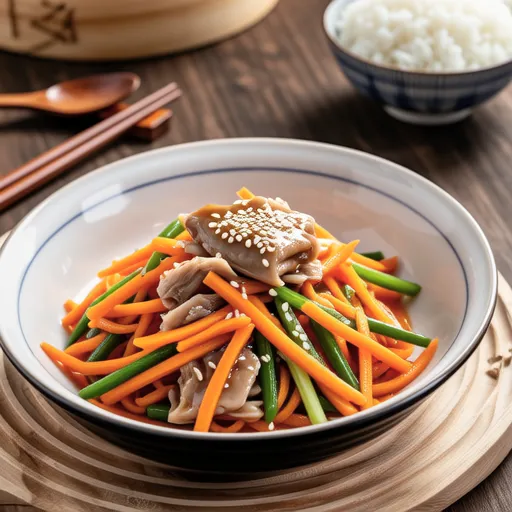 Carrot and Bell Pepper Microwave Steamed Dish