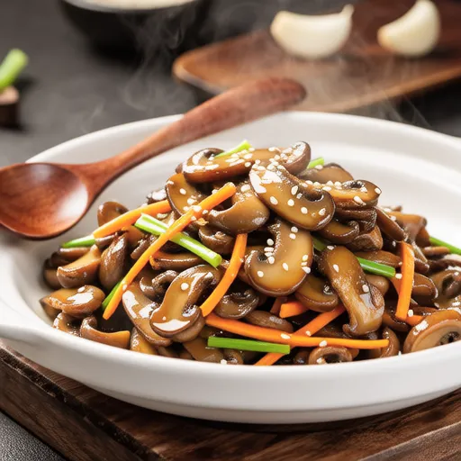 Sauteed King Oyster Mushrooms