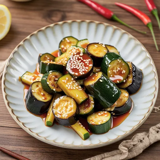 Zucchini and Eggplant Fried Marinade