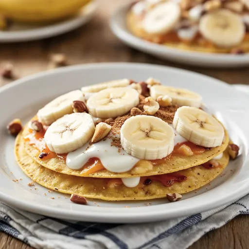 Crispy Sweet Banana Tortilla Snack