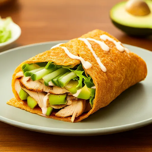 Avocado Chicken Wrap