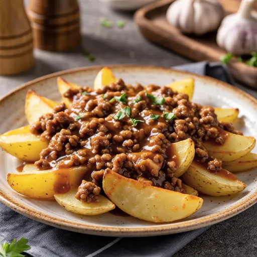 Potato and Meat Sauce Bake