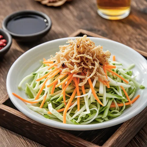 Cabbage and Dried Sardines Salad