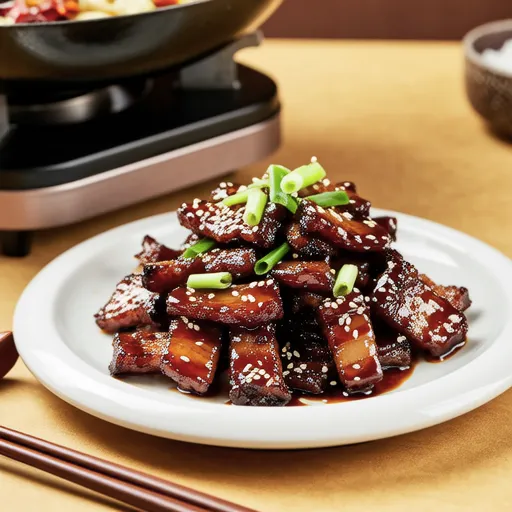 Spicy Stir-fried Pork Tenderloin with Scallions