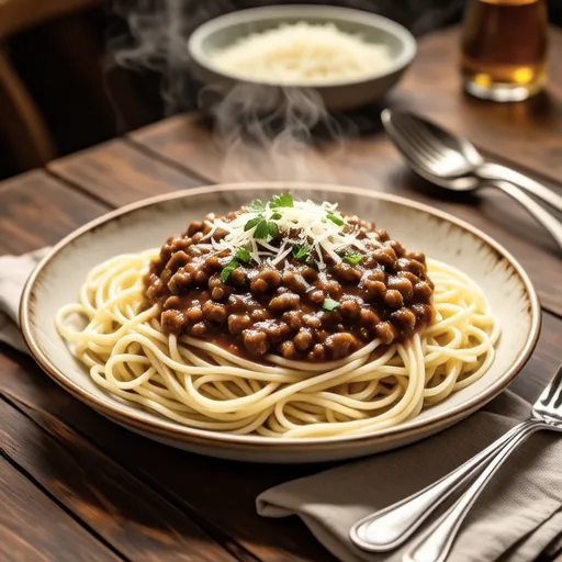 Classic Meat Sauce Pasta
