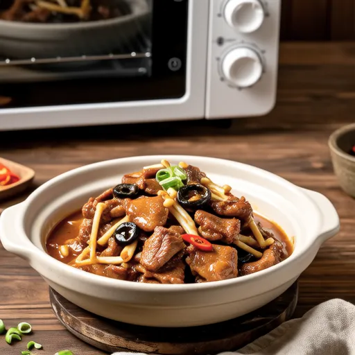 Microwave Pork Kimchi