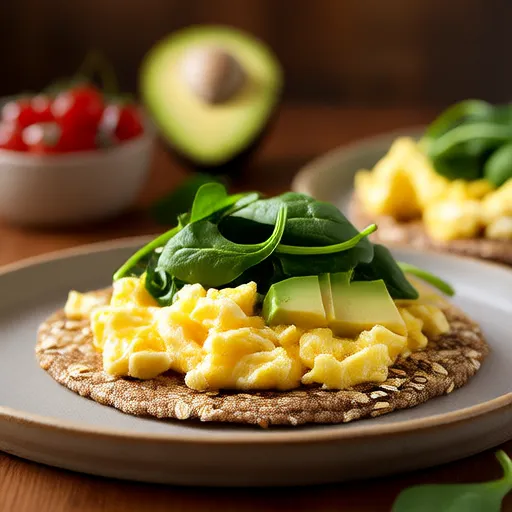 Egg and Avocado Breakfast Wrap