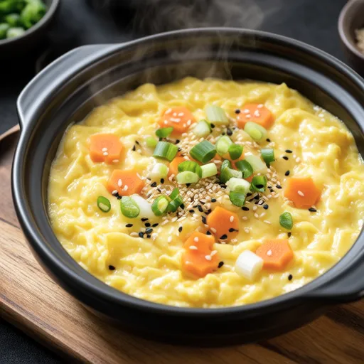 Steamed Egg Custard (Korean Style)