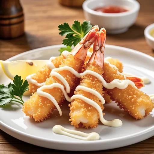Shrimp with Mayo Yogurt Sauce