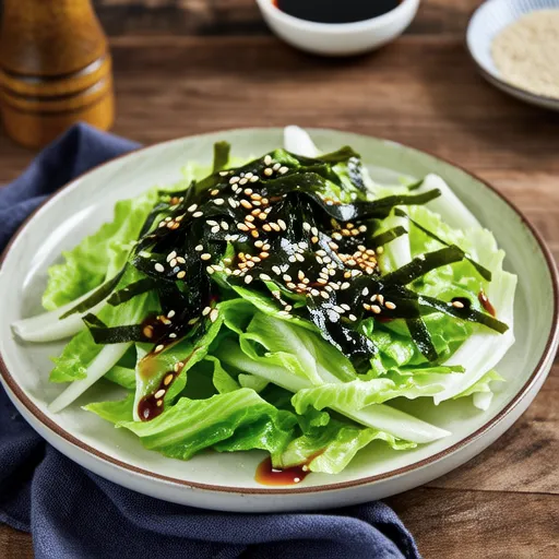Mizuna and Lettuce Choregi Salad