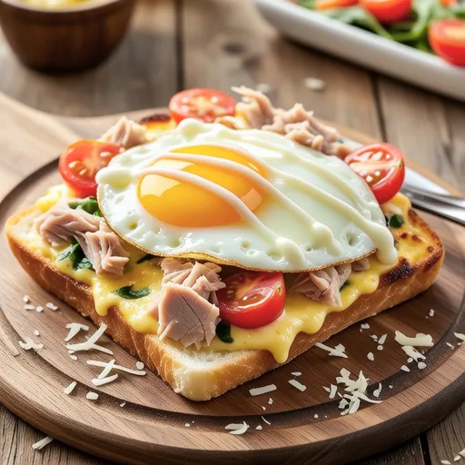 Egg and Tuna Bread Quiche