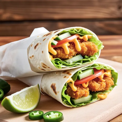 Jalapeño Chicken Tender Wrap