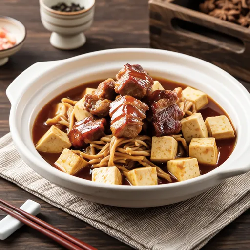 Simmered Pork and Tofu