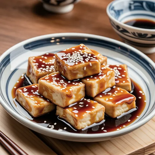 Simple Miso Soy Sauce Braised Tofu