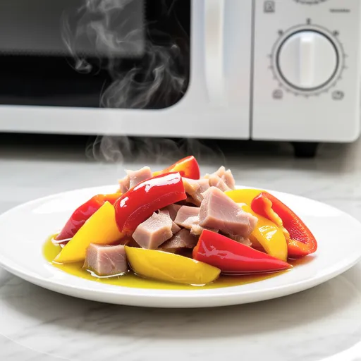 Marinated Bell Peppers and Tuna