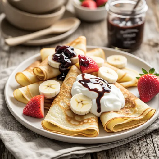 Homemade No-Oven Dessert: Crepes