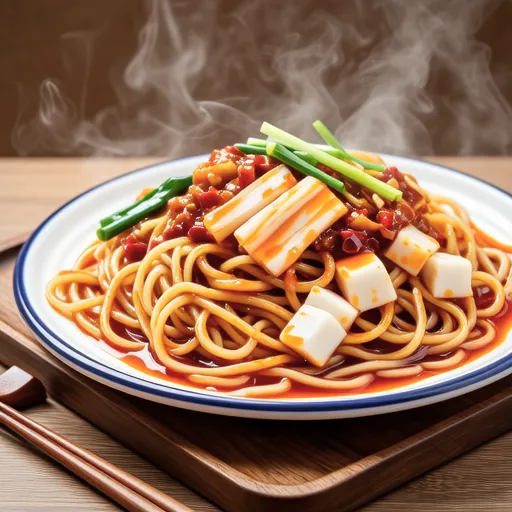 Spicy Sweet Stir-fried Udon
