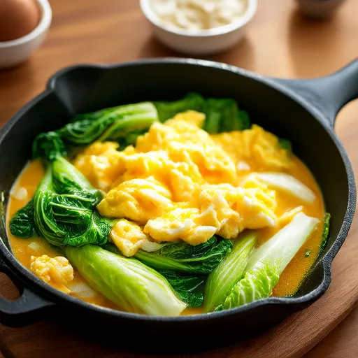 Steamed Cabbage with Egg