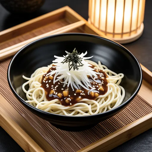 Natto and Grated Daikon Soba