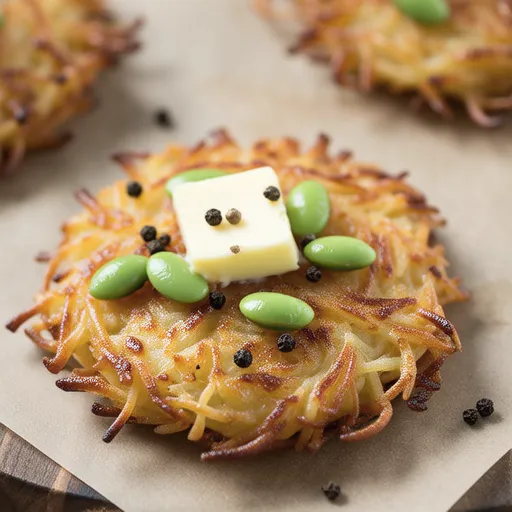 Edamame and Potato Galette
