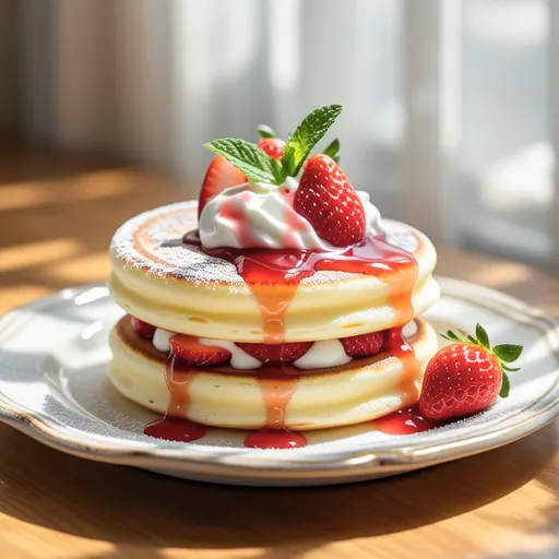 Strawberry Soufflé Pancake