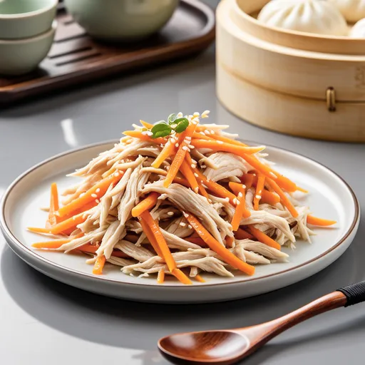 Carrot and Salad Chicken Chinese-style Mix