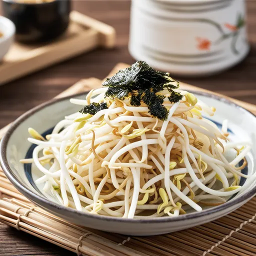 Bean Sprouts with Salted Kombu