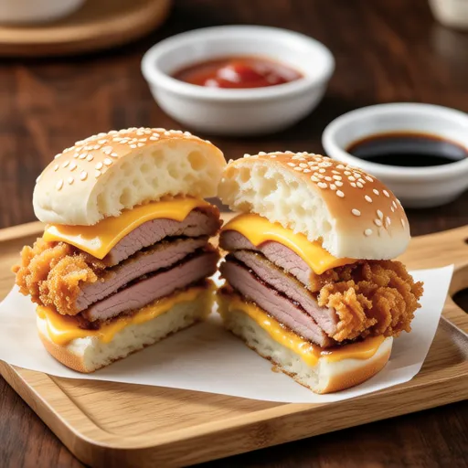 Pork and Potato Cheese Burgers