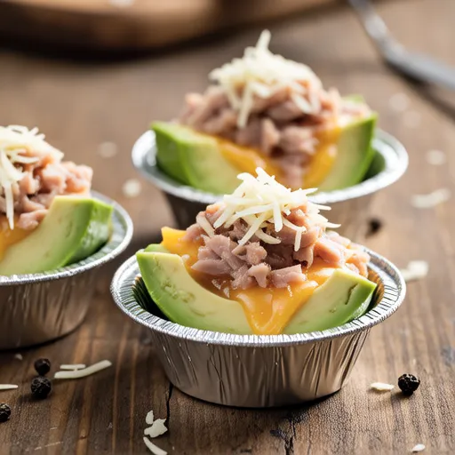 Baked Tuna and Avocado with Cheese