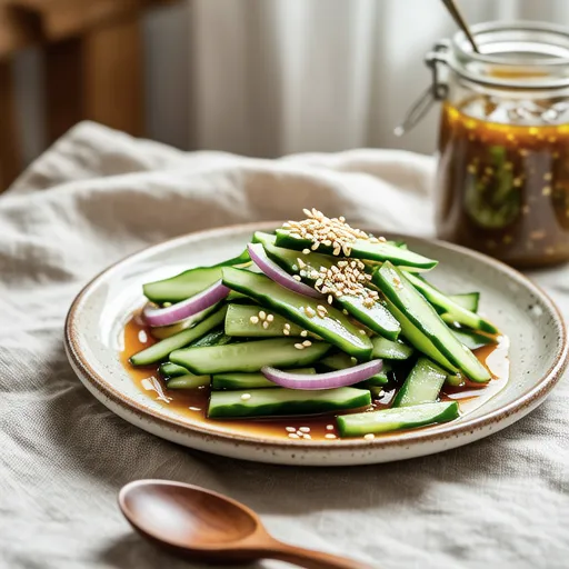 Sweet and Sour Cucumber Salad