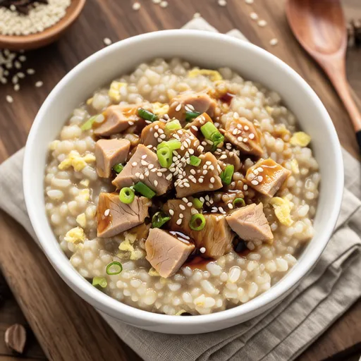 Chinese-style Tuna Oatmeal Fried Rice