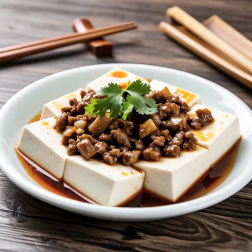 Asian Soboro Cold Tofu