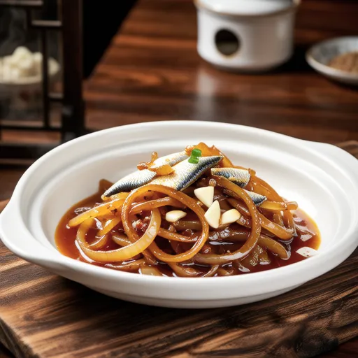 Onion and Shirasu Vinegar Stir-fry